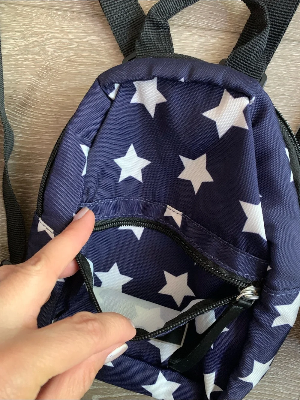 Kendall & Kylie Kids Navy and White Star Mini Backpack